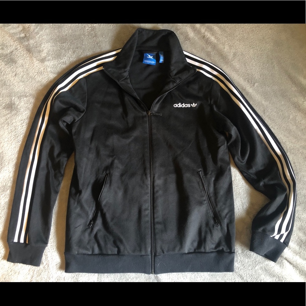 Adidas Track Jacket black unisex size m